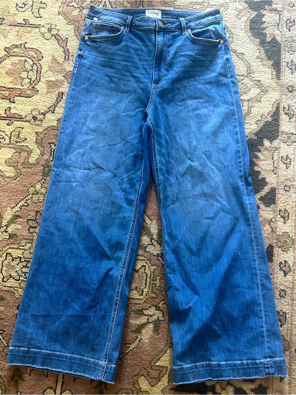 Ceros  Blue Wide-Leg Women’s Jeans